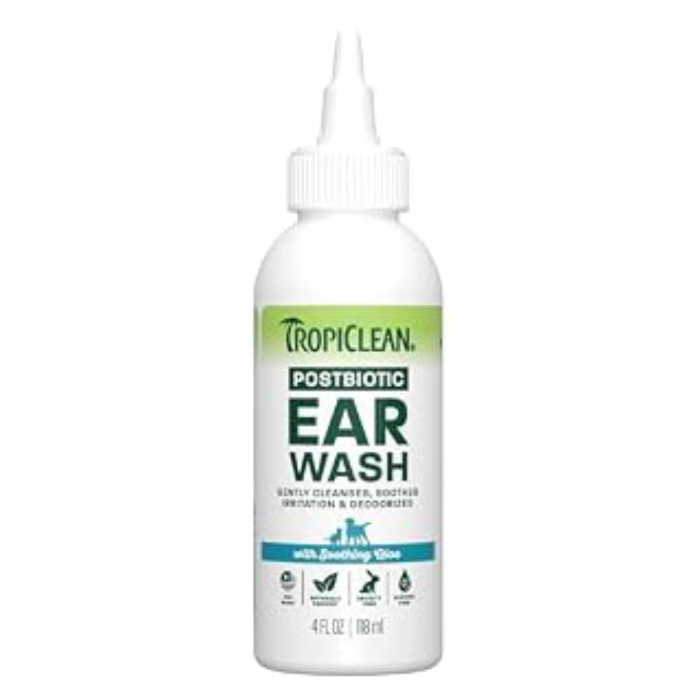 Tropiclean Alcohol-Free Ear Wash 4oz