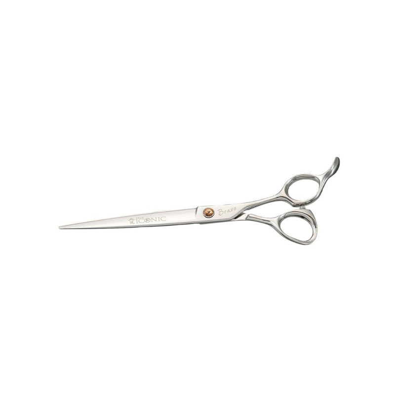 True Iconic Bravo Straight Shear with Teeth 7.25"