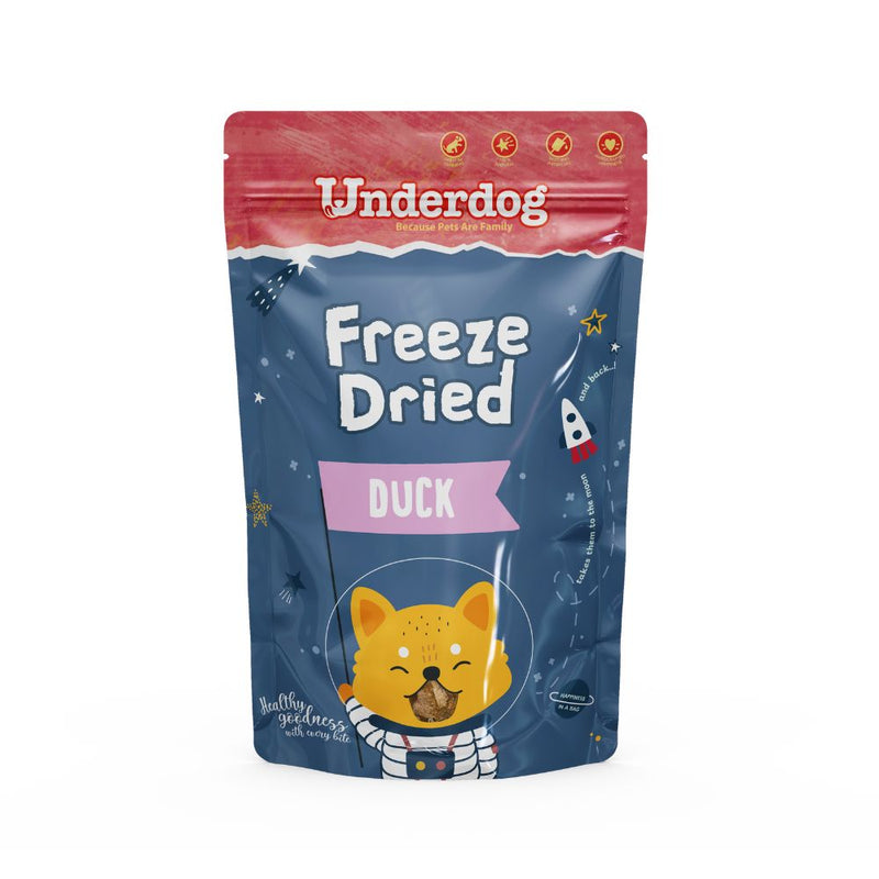 Underdog Dog Treats Freeze Dried Duck 50g