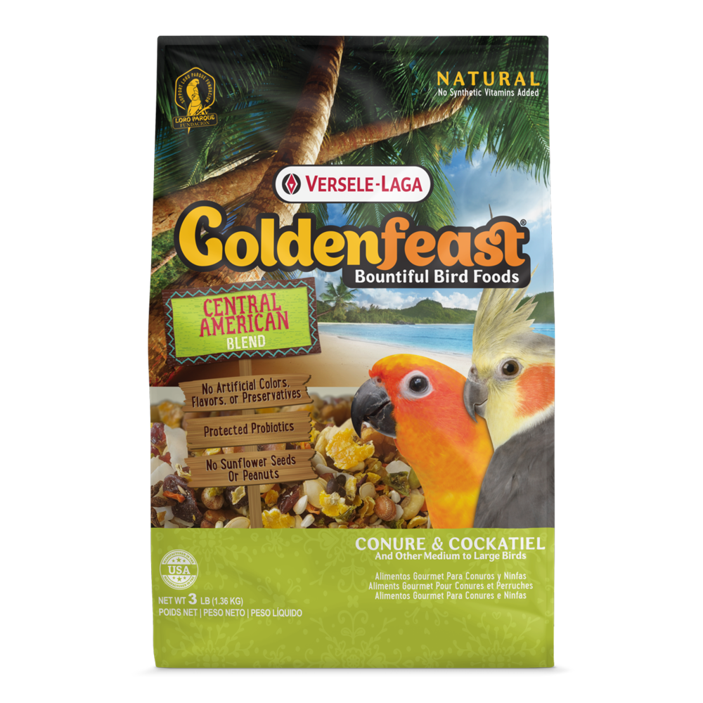 Versele-Laga Golden Feast Central American Blend for Medium to Large Birds 1.36kg