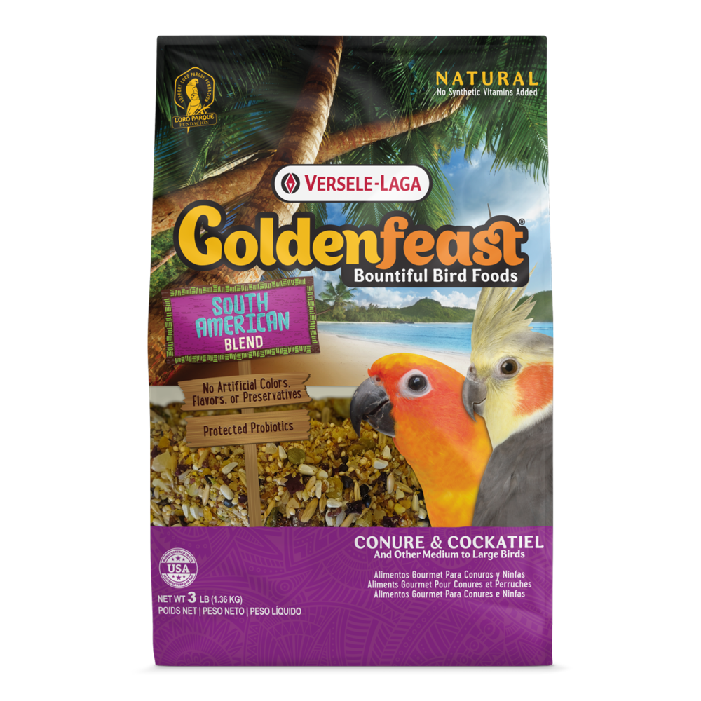 Versele-Laga Golden Feast South American Blend for Medium to Large Birds 1.36kg
