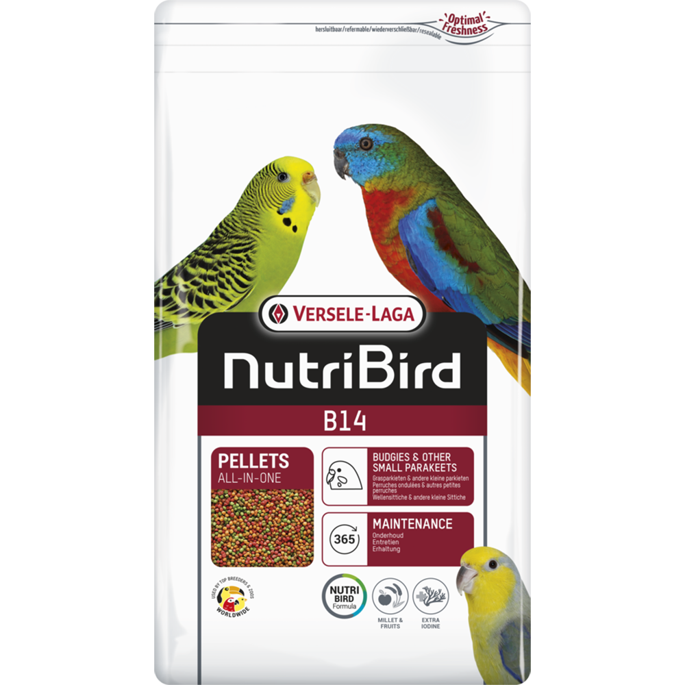 Versele-Laga NutriBird B14 Pellets - Budgies & Other Small Parakeets 3kg