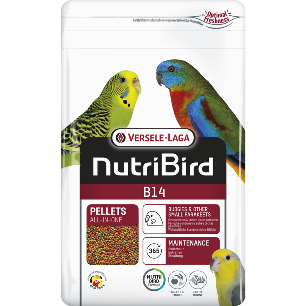 Versele-Laga NutriBird B14 Pellets - Budgies & Other Small Parakeets 800g