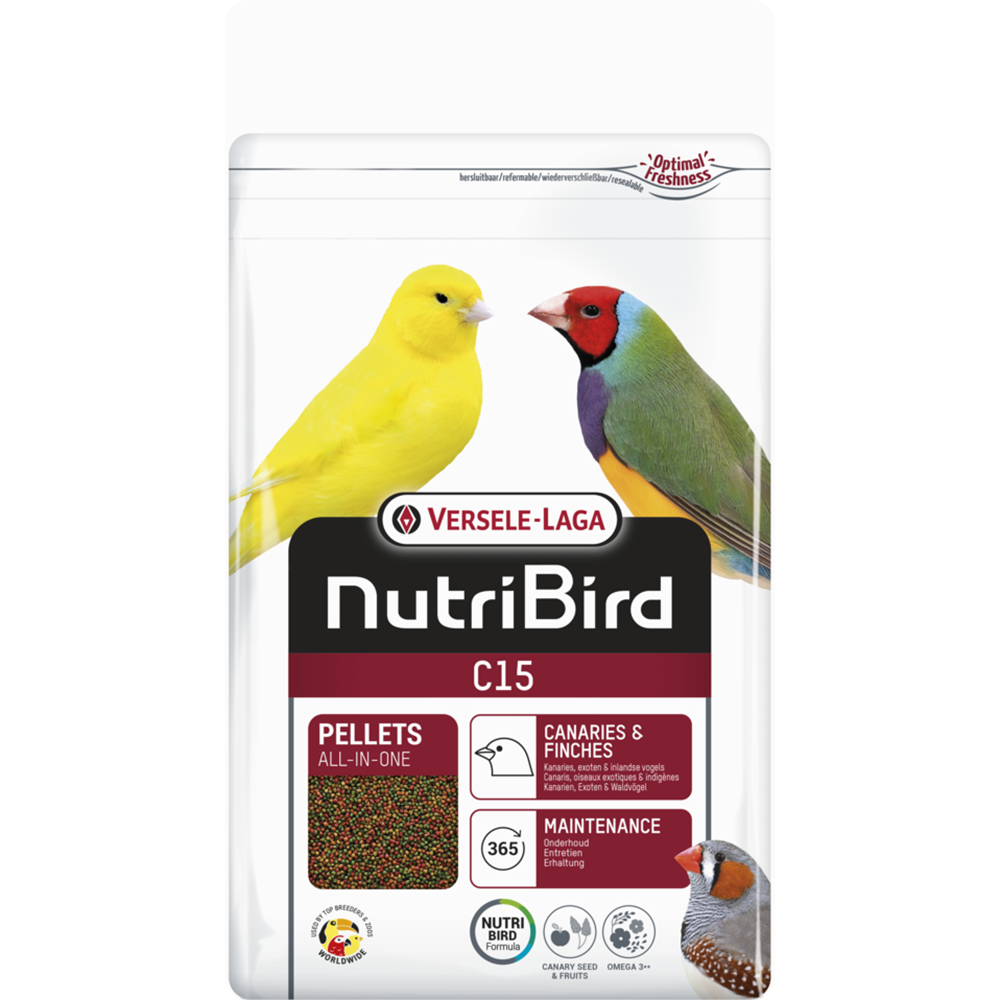Versele-Laga NutriBird C15 Pellets - Canaries & Finches 1kg