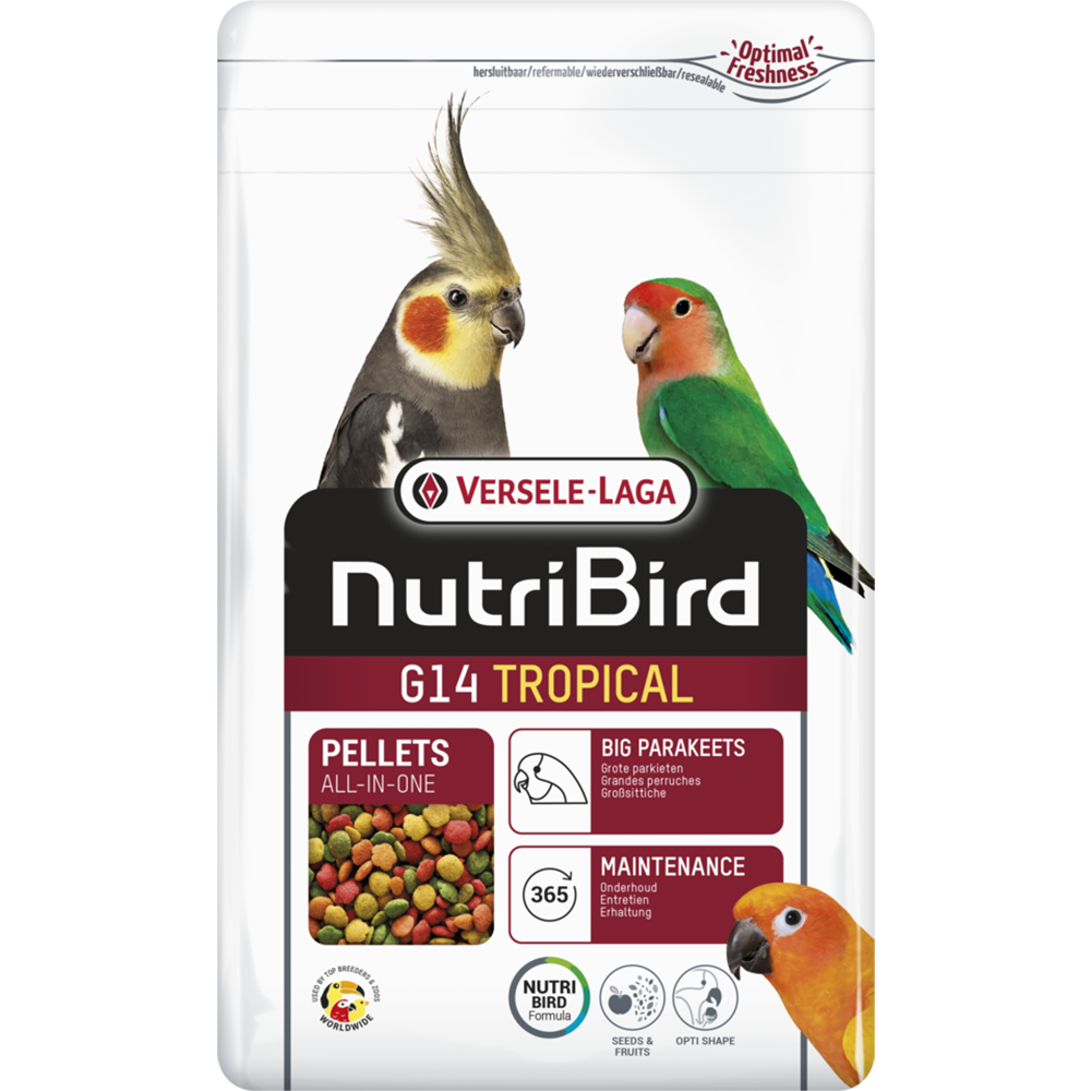 Versele-Laga NutriBird G14 Tropical Pellets - Big Parakeets 1kg