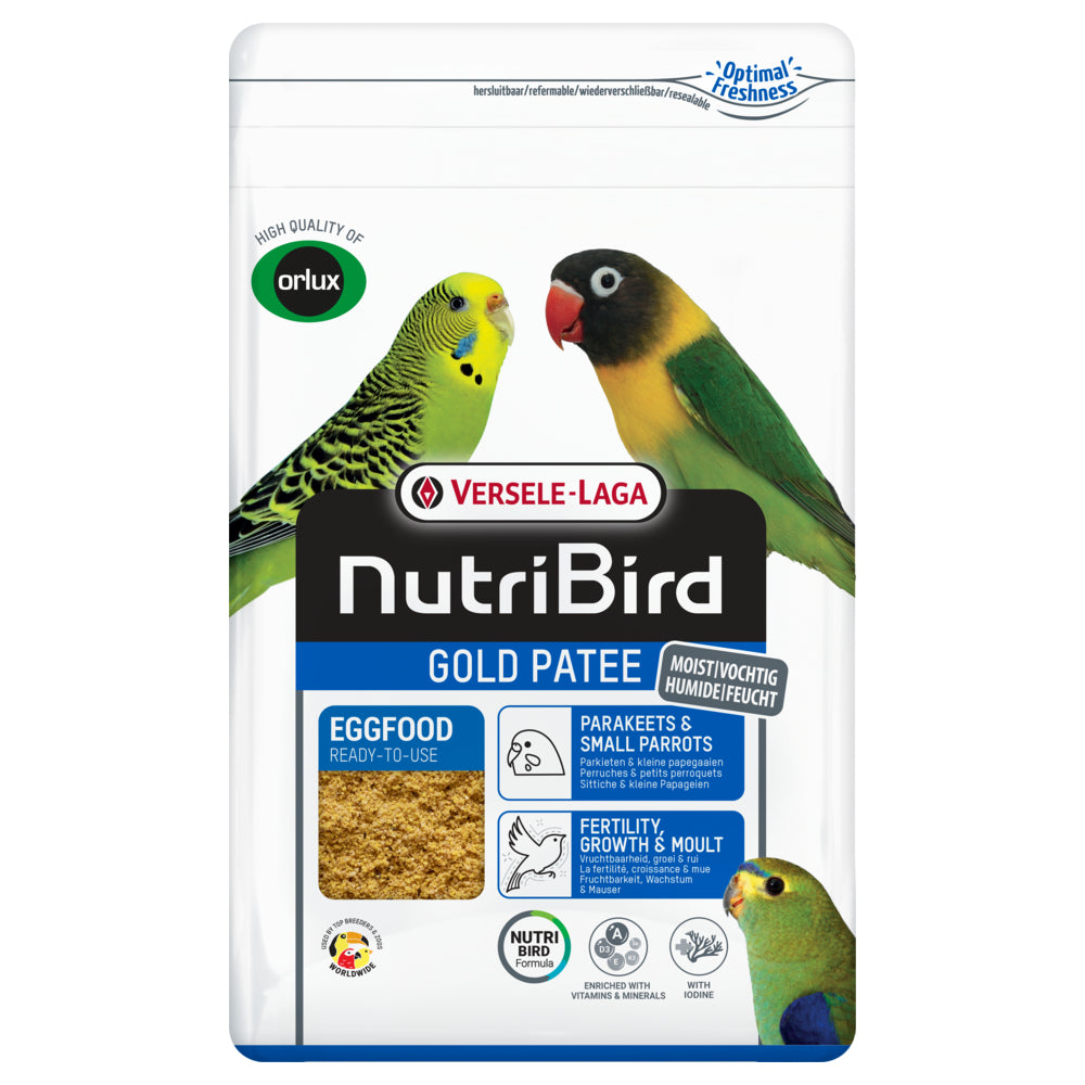 Versele-Laga NutriBird Gold Patee Parakeets & Small Parrots 1kg