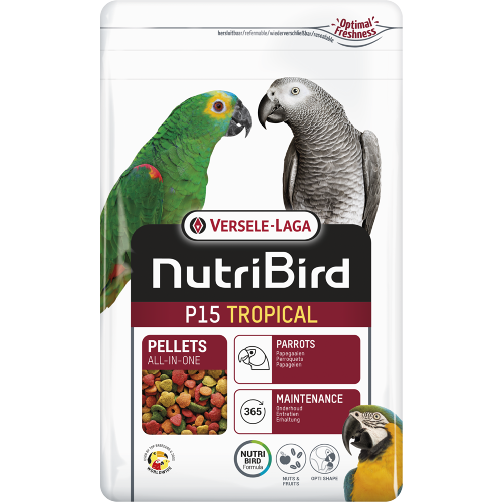 Versele-Laga NutriBird P15 Tropical Pellets - Parrots 1kg