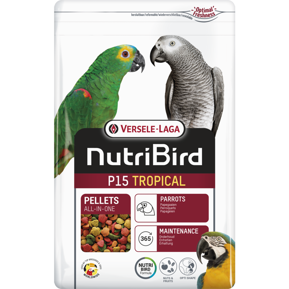 Versele-Laga NutriBird P15 Tropical Pellets - Parrots 3kg