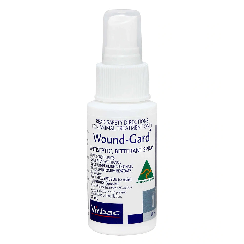 Virbac Wound-Gard Antiseptic, Bitterant Spray 50ml