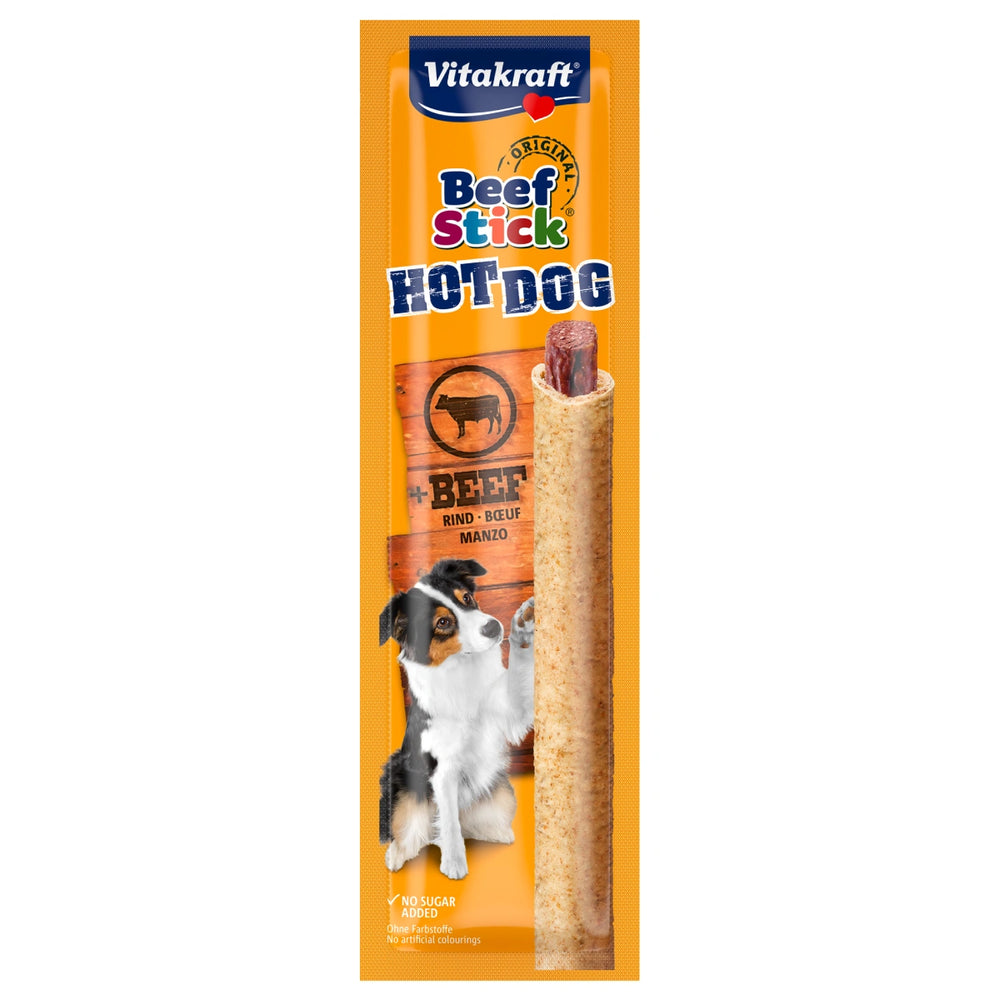 Vitakraft Beef Stick Hot Dog Dog Treat 30g
