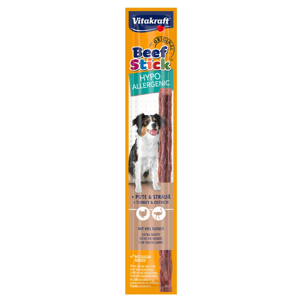 Vitakraft Beef Stick Hypoallergenic Dog Treat 12g