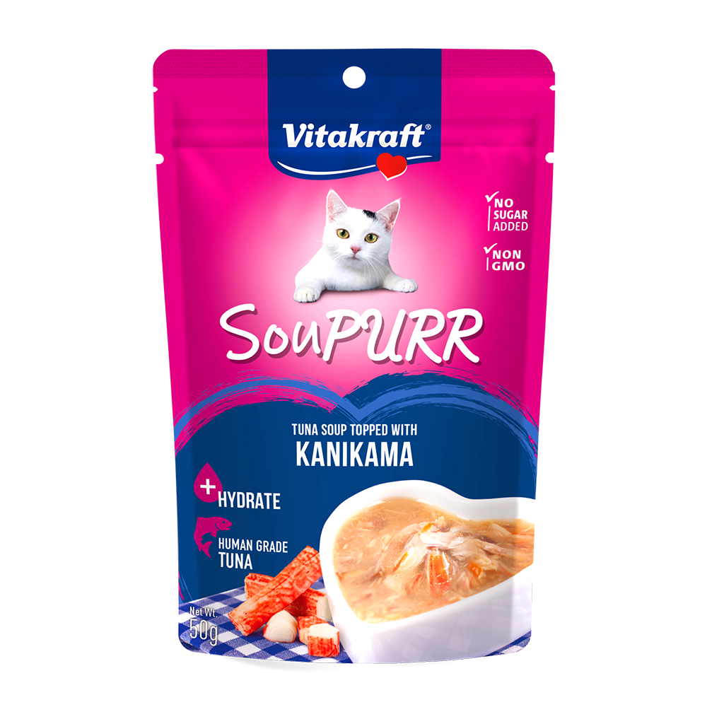 Vitakraft Cat Soupurr Tuna Soup Topped with Kanikama 50g