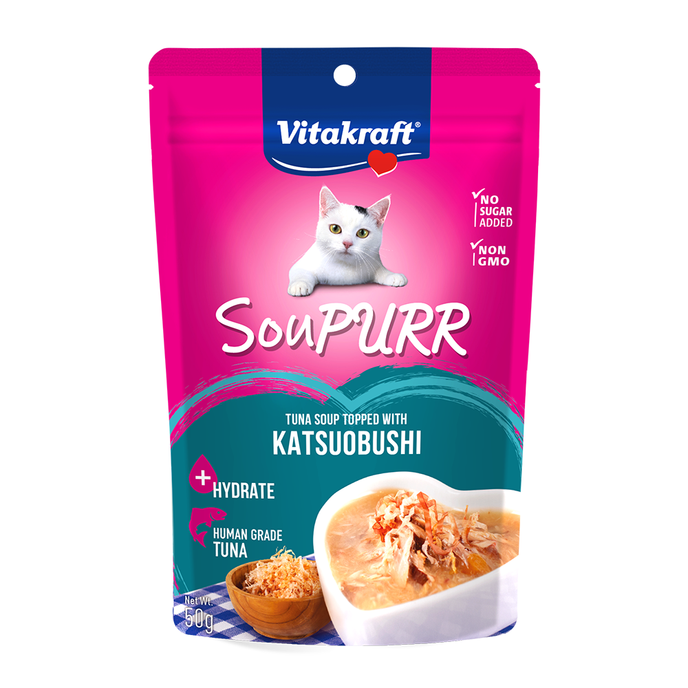 Vitakraft Cat Soupurr Tuna Soup Topped with Katsuobushi 50g