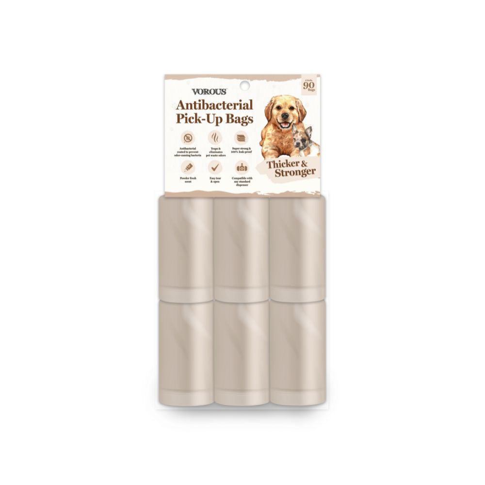 Vorous Antibacterial Pick-up Bags 90pcs