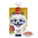 Wanpy Dog Tasty Meat Paste Beef Carrot & Peas 90g