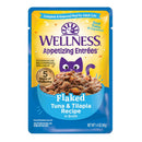 Wellness Cat Appetizing Entrees Flaked Tuna & Tilapia in Broth Adult Pouch Cat Food 1.4oz
