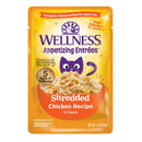 Wellness Cat Appetizing Entrees Shredded Chicken in Sauce Adult Pouch Cat Food 1.4oz