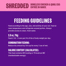 Wellness Cat Core Signature Selects Shredded Chicken & Quail Egg Grain-Free Canned Cat Food 2.8oz