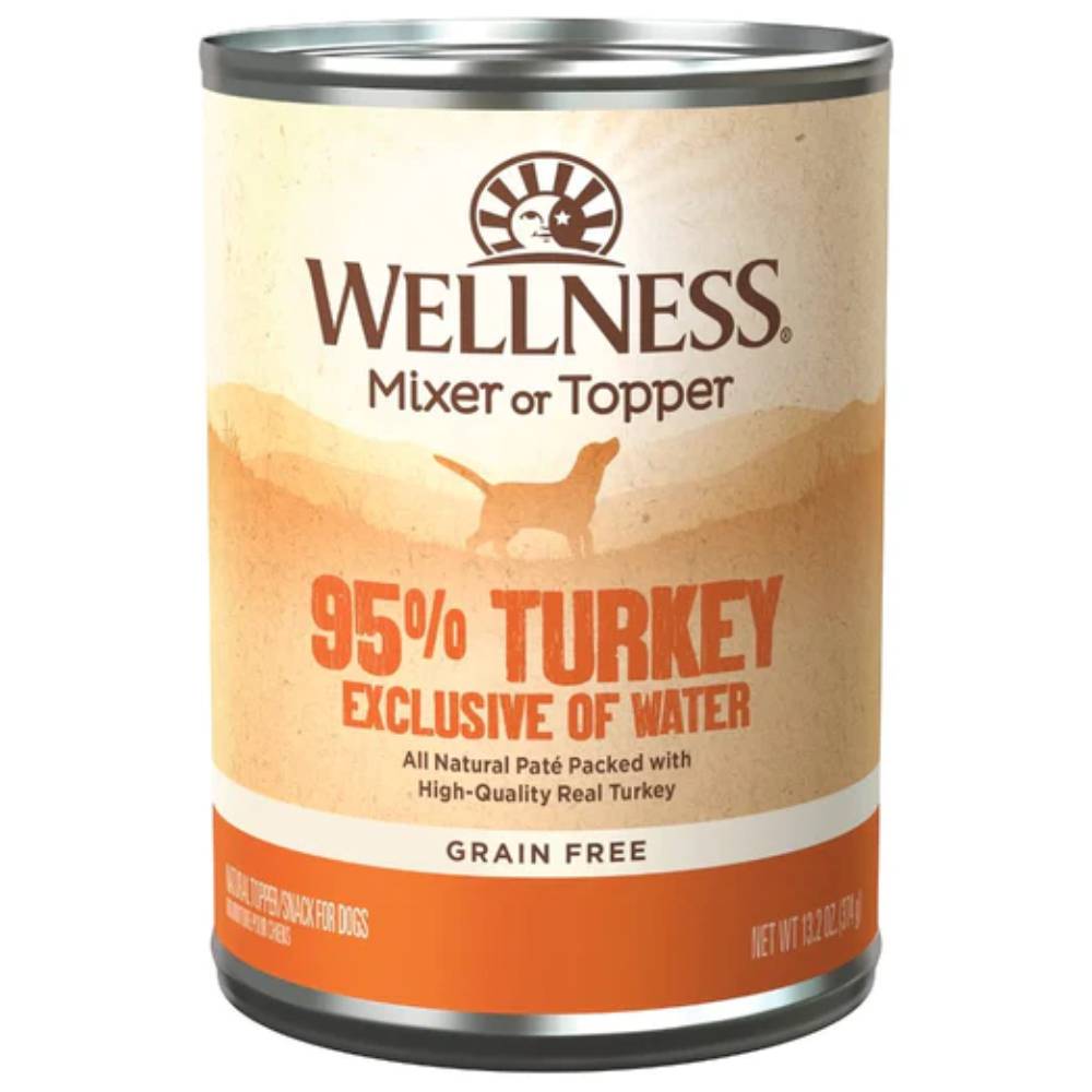 Wellness Dog 95% Turkey Grain-Free Canned Dog Food 13.2oz