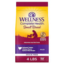 Wellness Dog Complete Health Grain-Free Small Breed Deboned Turkey, Chicken & Salmon Meal Dry Dog Food 4lb