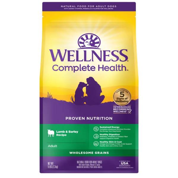 Wellness Dog Complete Health Lamb & Barley Dry Dog Food 5lb
