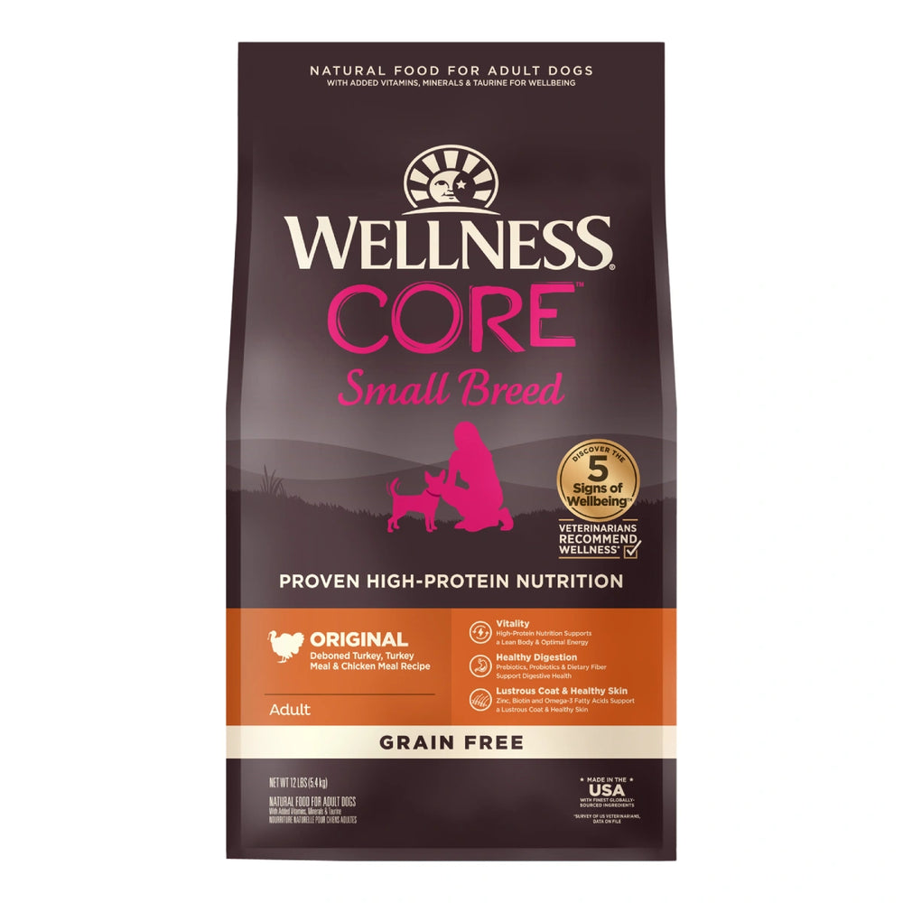 Wellness Dog Core Small Breed Grain-Free Dry Dog Food 12lb bag