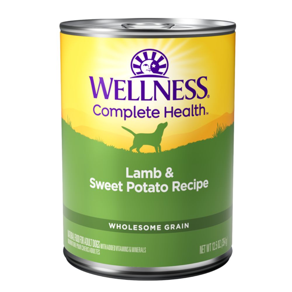 Wellness Dog Lamb & Sweet Potato Grain-Free Canned Dog Food 12.5oz