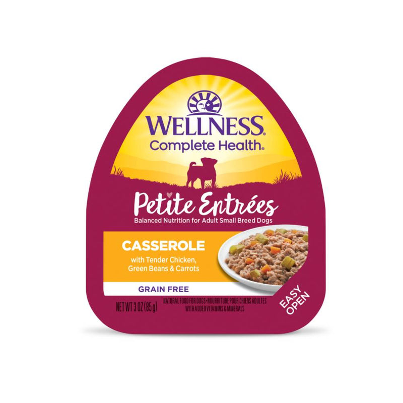 Wellness Dog Small Breed Petite Entrees Casserole - Tender Chicken, Green Beans & Carrots 3oz