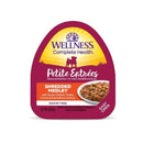 Wellness Dog Small Breed Petite Entrees: Shredded Medley Tender Chicken, Turkey, Carrots & Green Beans In Gravy Grain-Free Tray Dog Food 3oz