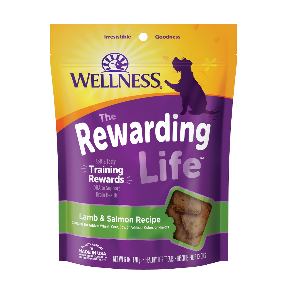 Wellness Dog The Rewarding Life Lamb & Salmon Dog Treats 6oz