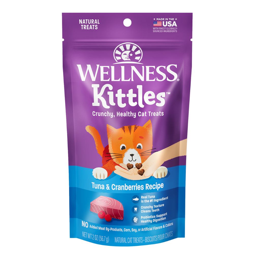 Wellness Kittles Tuna & Cranberries Cat Treats 2oz