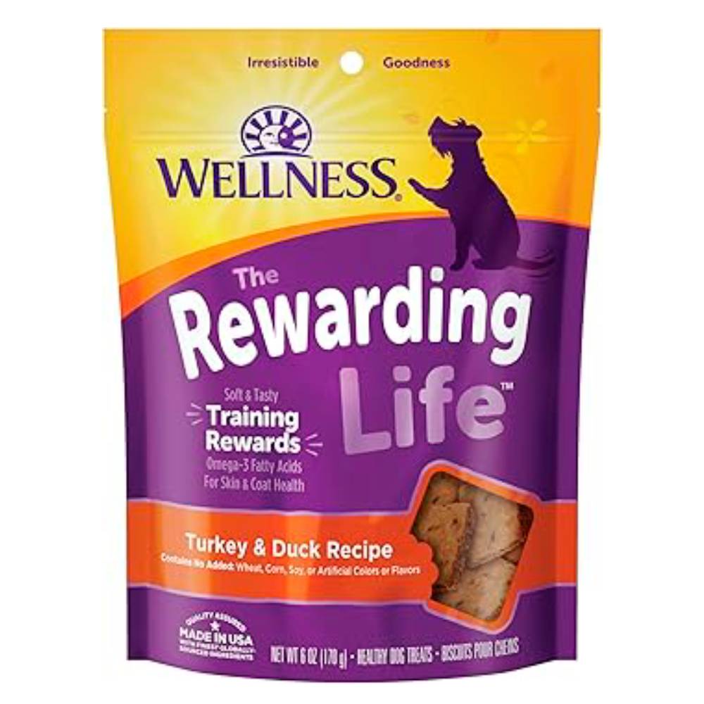 Wellness Dog The Rewarding Life Turkey & Duck Dog Treats 6oz
