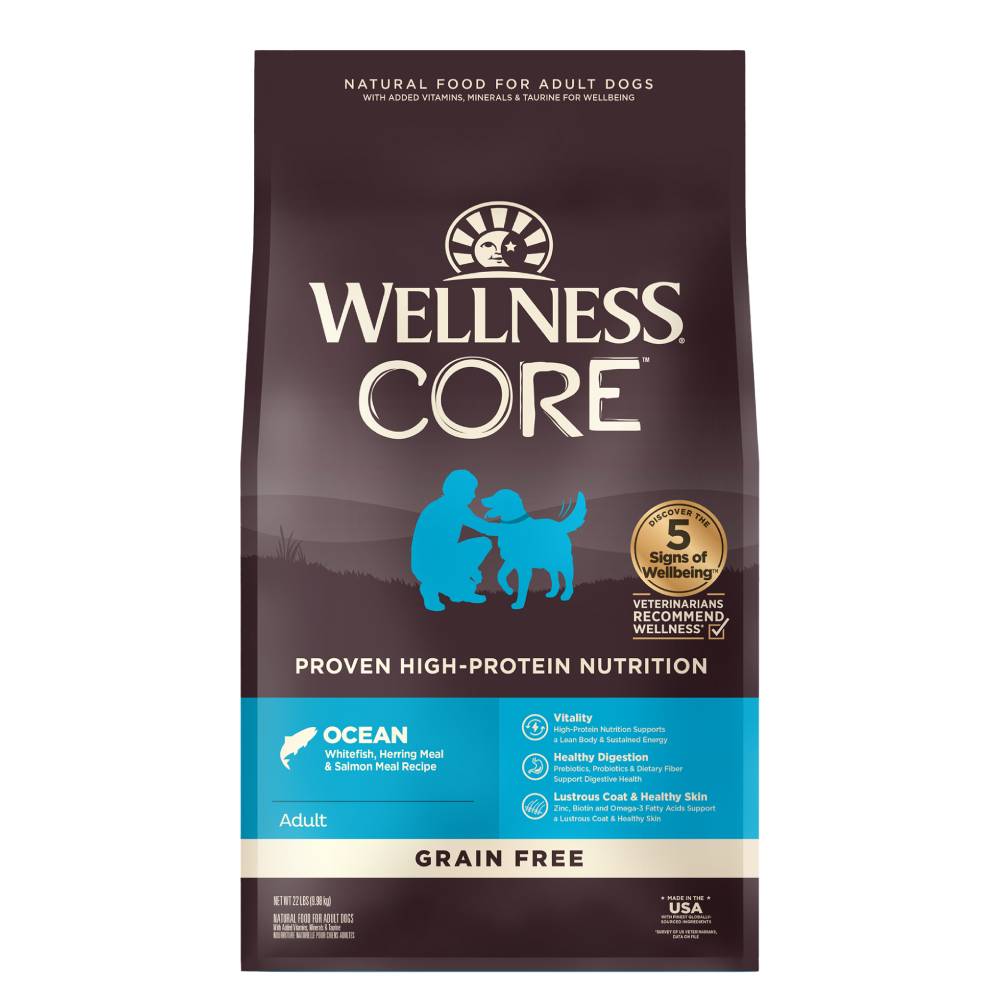 Wellness Dog Core Ocean Grain-Free Dry Dog Food 22lb
