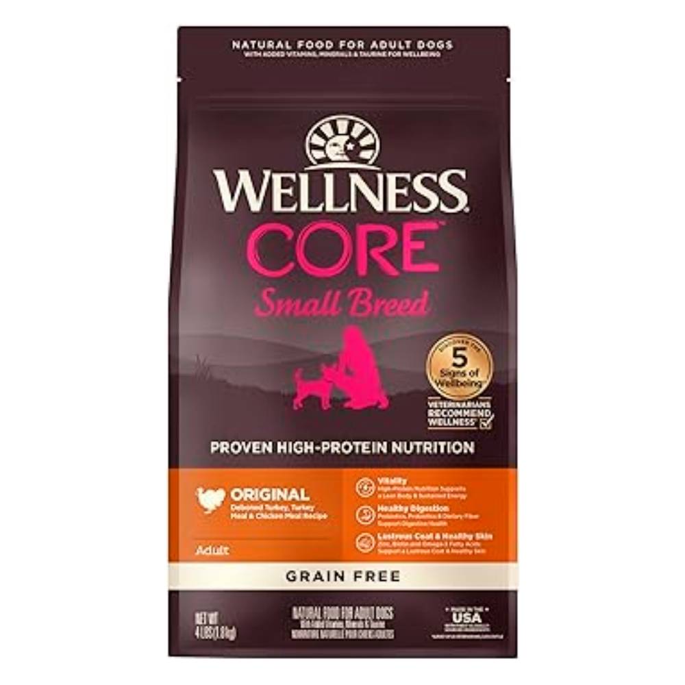 Wellness Dog Core Small Breed Grain-Free Dry Dog Food 4lb