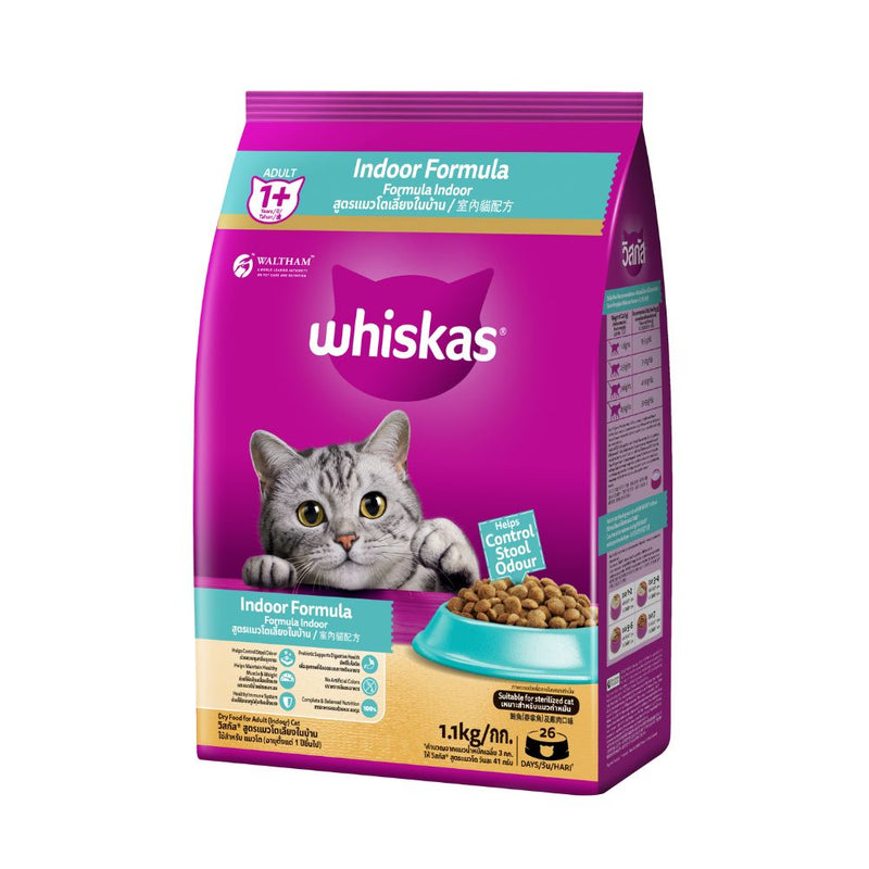 Whiskas Indoor Formula 1.1kg