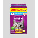Whiskas Pouch Adult Ocean Fish Value Pack 80g x 6
