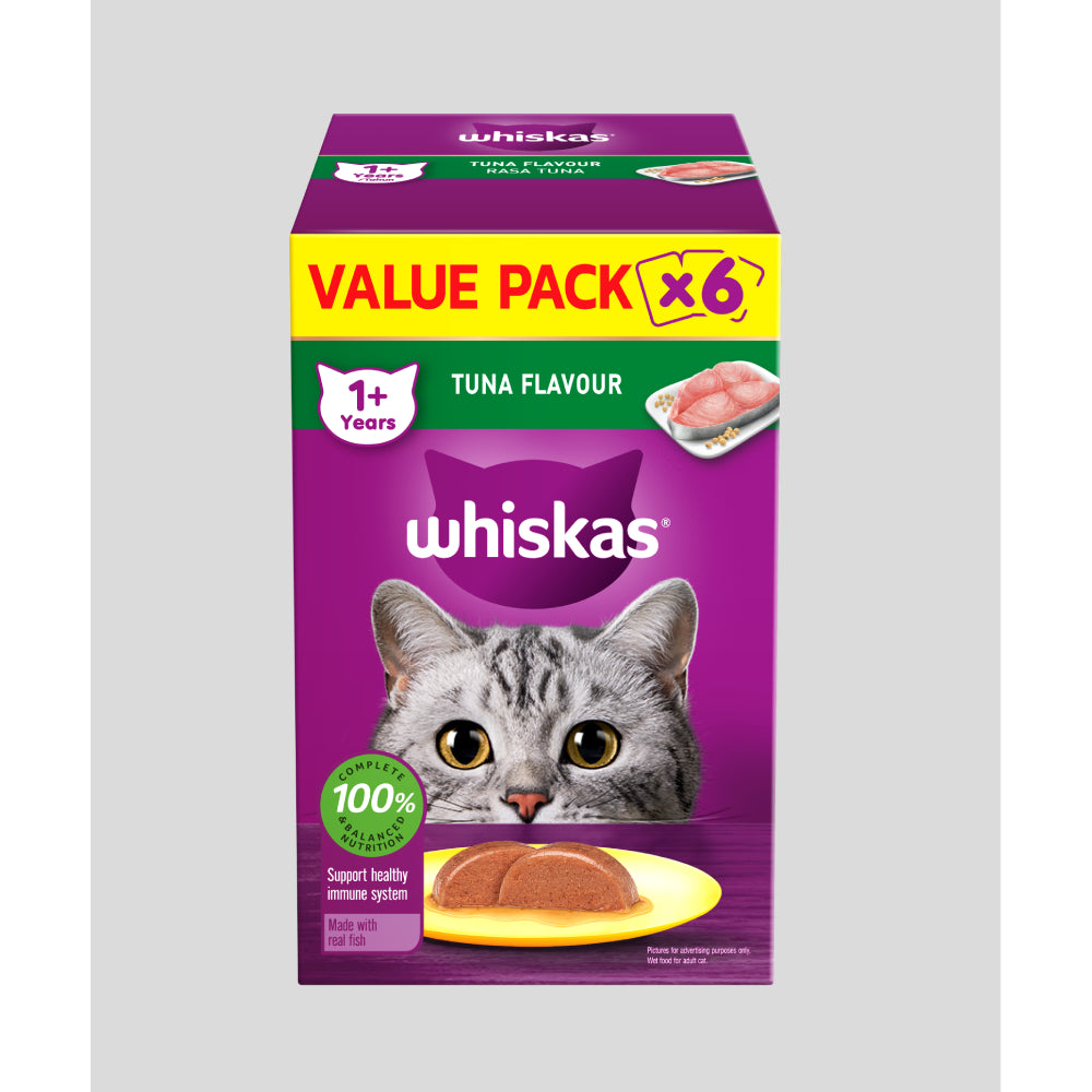 Whiskas Pouch Adult Tuna Value Pack 80g x 6