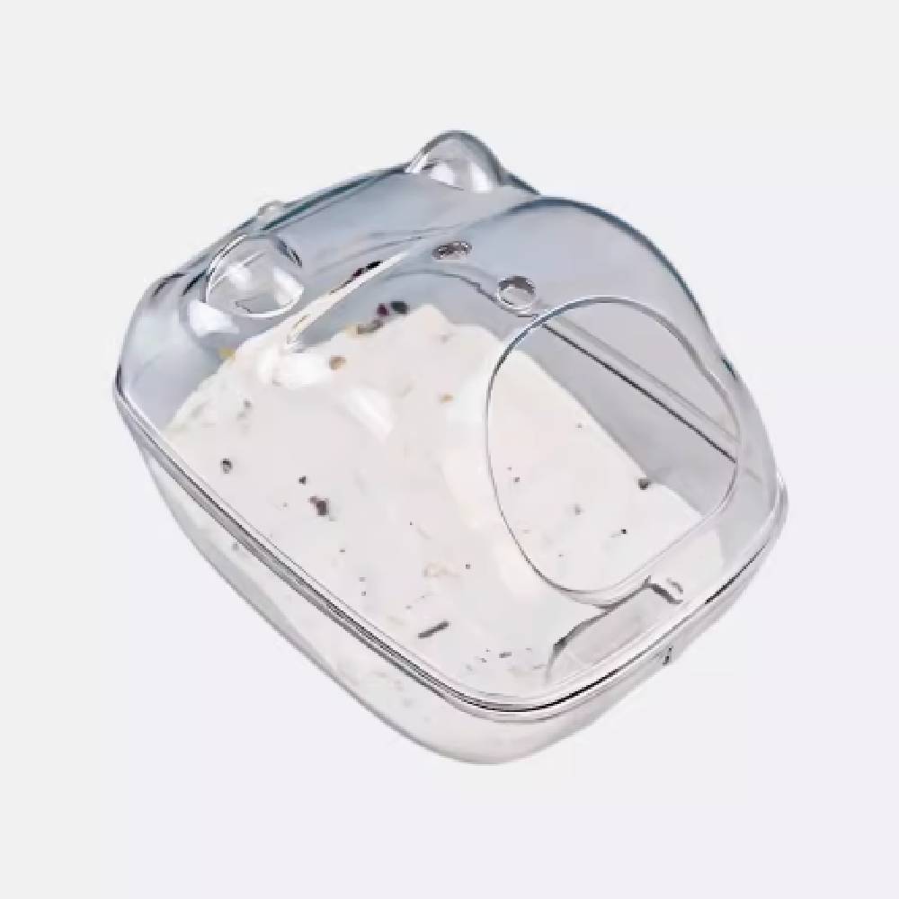 XXW Hamster Bathroom Transparent - L (L16cm x B11cm x H11cm)