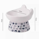 Xiaoxu Cat Raised Ceramic Feeding Bowl D15cm x H12cm