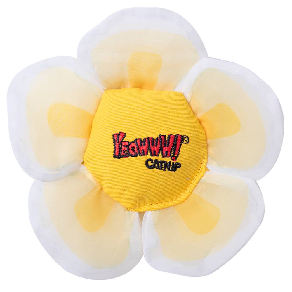 Yeowww! Catnip Daisy's Flower Tops White