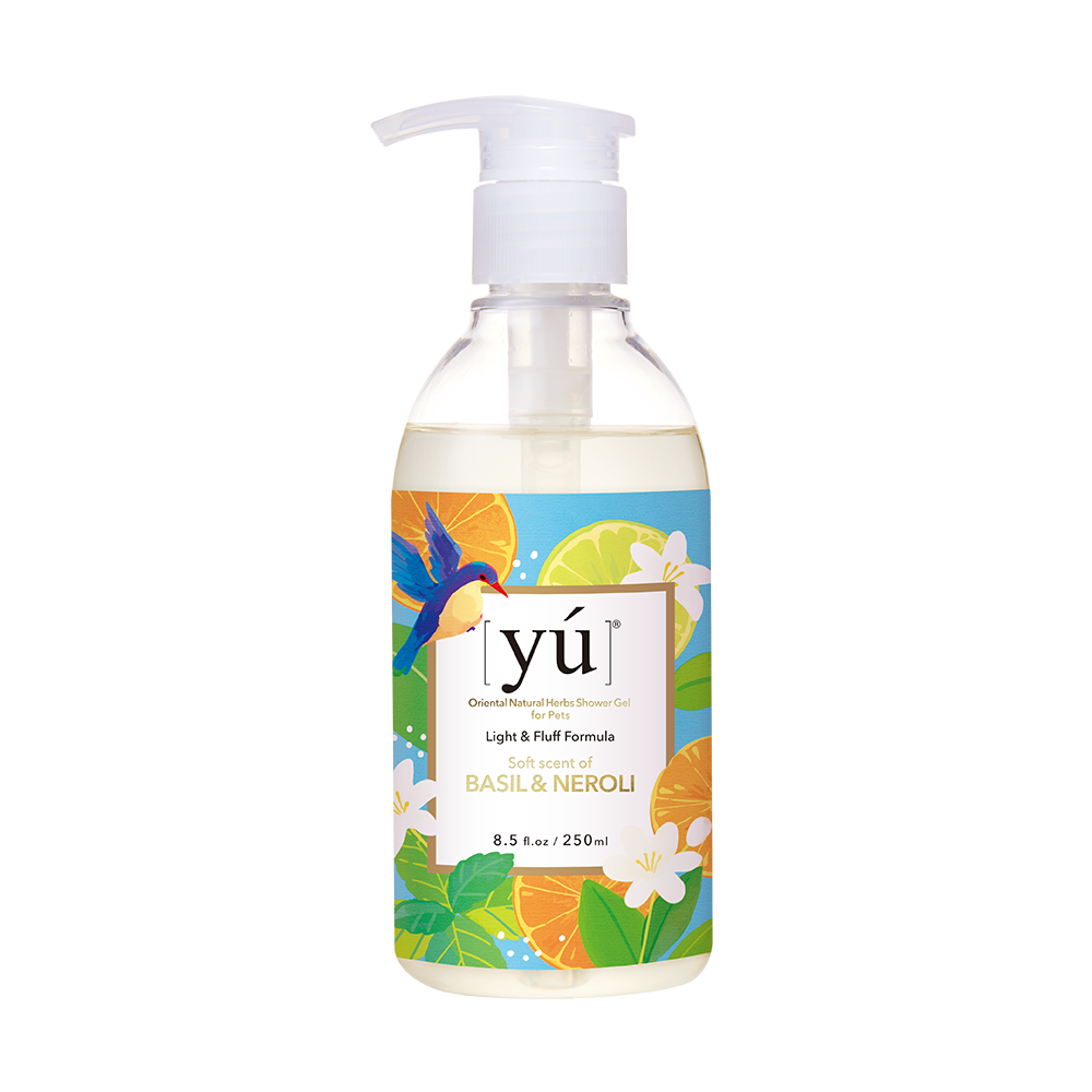 Yu Oriental Natural Herbs Shower Gel Basil & Neroli for Cats & Dogs 250ml