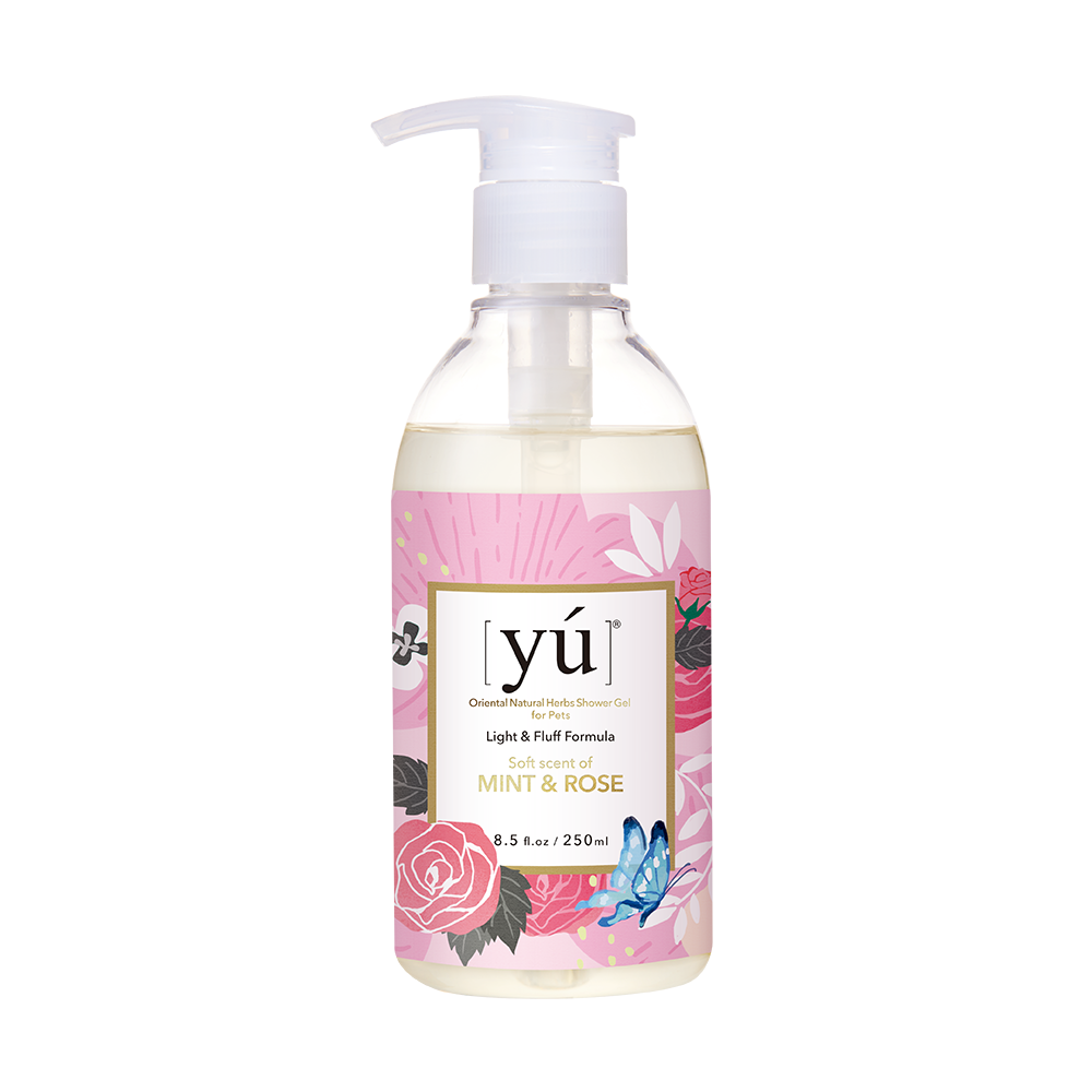 Yu Oriental Natural Herbs Shower Gel Mint & Rose for Cats & Dogs 250ml