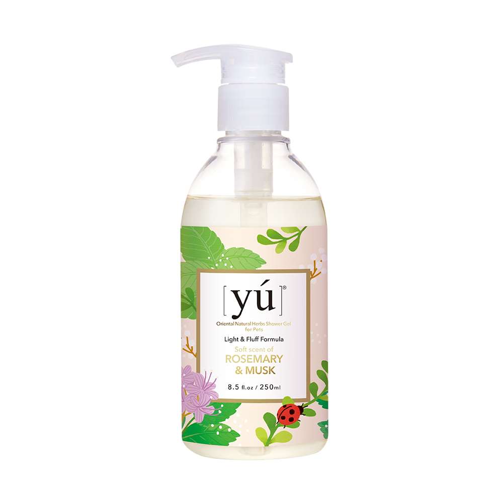 Yu Oriental Natural Herbs Shower Gel Rosemary & Musk for Cats & Dogs 250ml