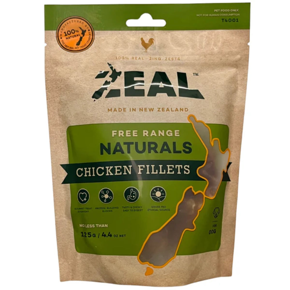 Zeal Free Range Naturals Chicken Fillets 125g