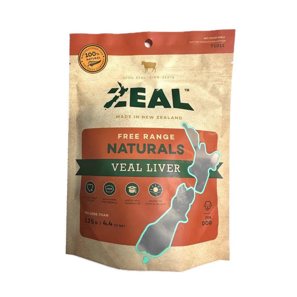 Zeal Free Range Naturals Veal Liver 125g