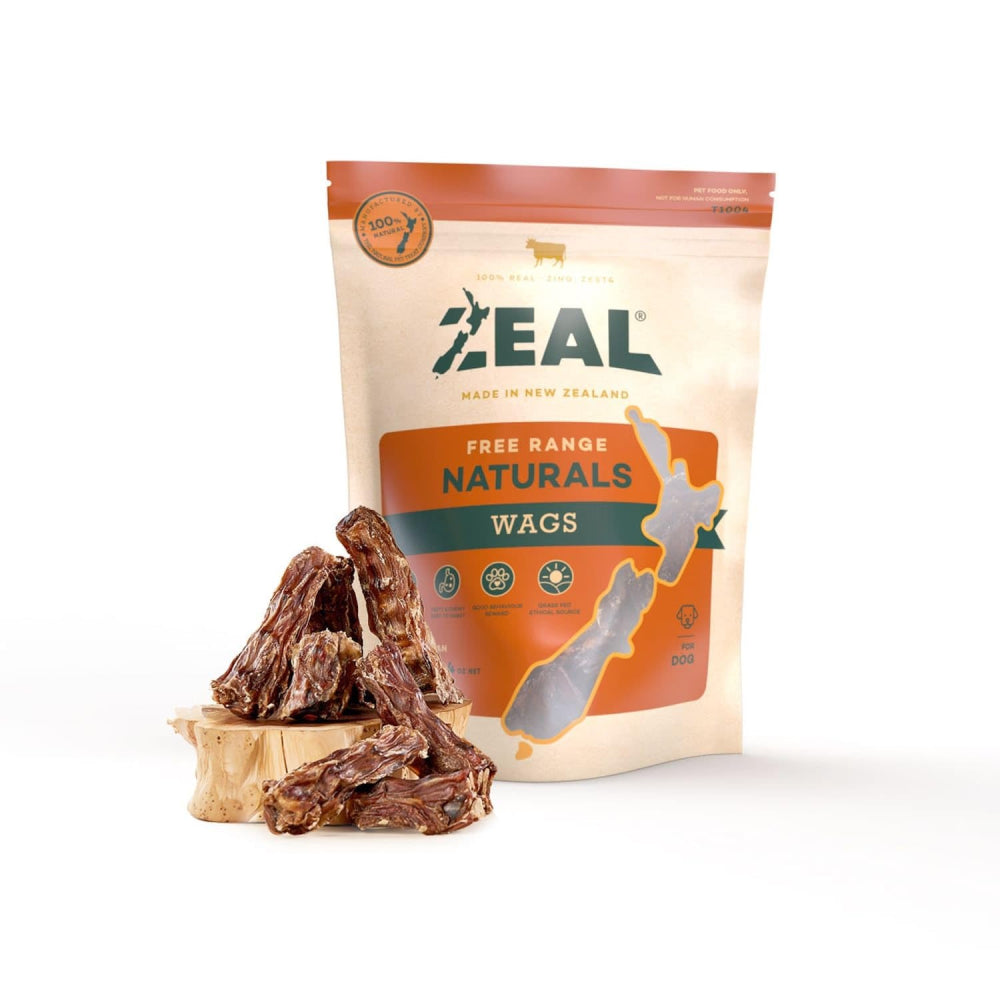 Zeal Free Range Naturals Wags 125g