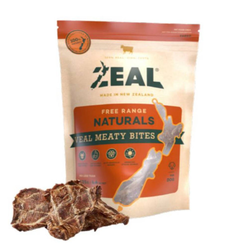 Zeal Free Range Naturals Veal Meaty Bites 125g