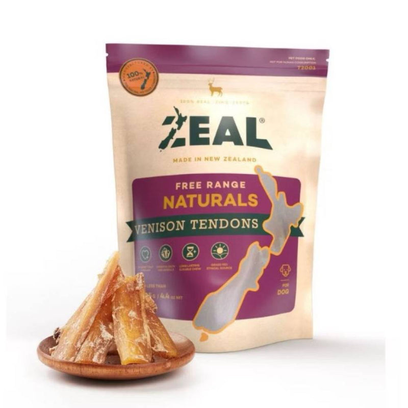 Zeal Free Range Naturals Venison Tendons 125g