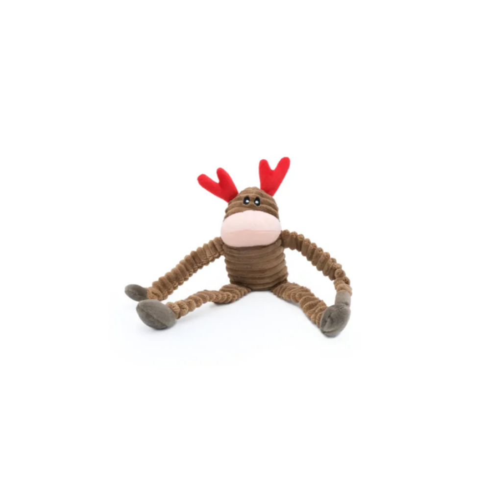 Zippypaws Crinkle Reindeer - Holiday L