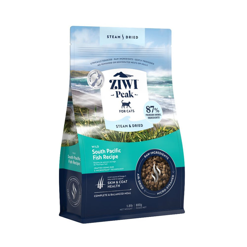 Ziwi Peak Cat Steam & Dried South Pacific Fish 800g